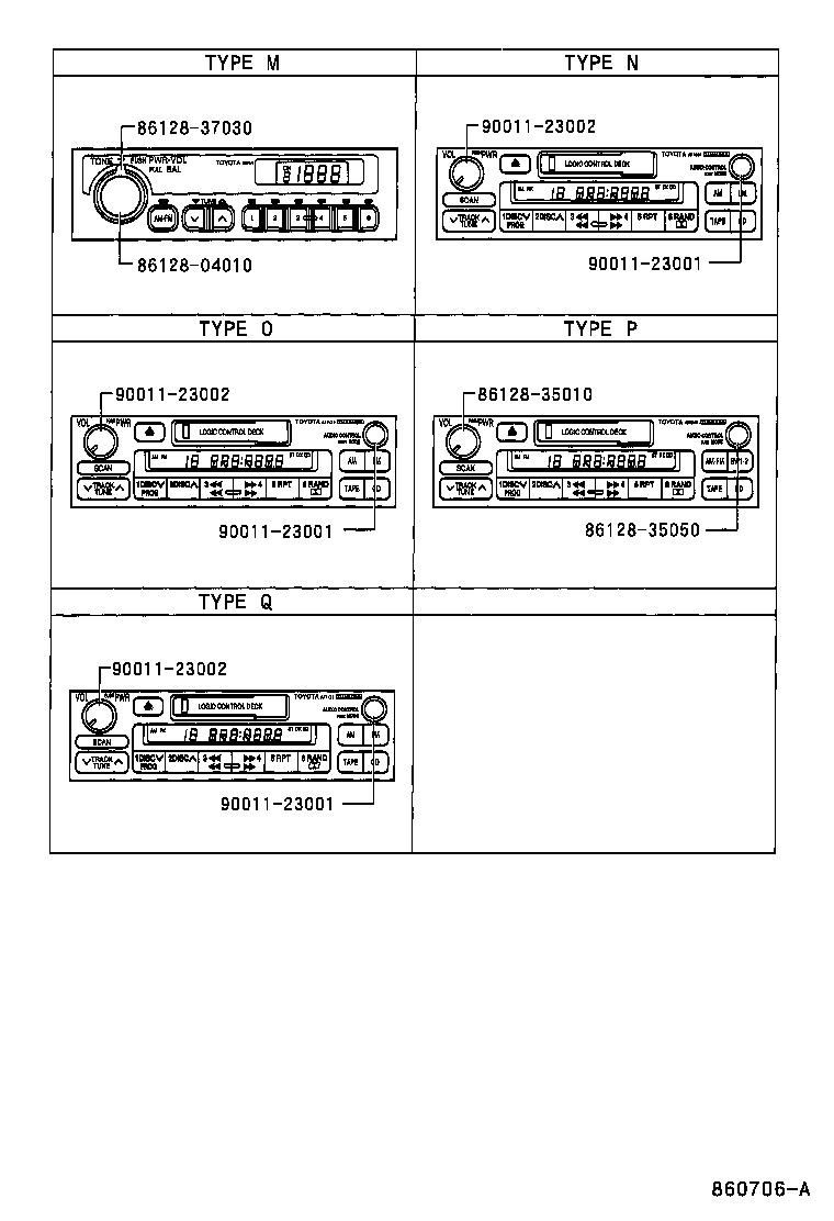 86211-04040 BRACKET, RADIO, NO.1 product image