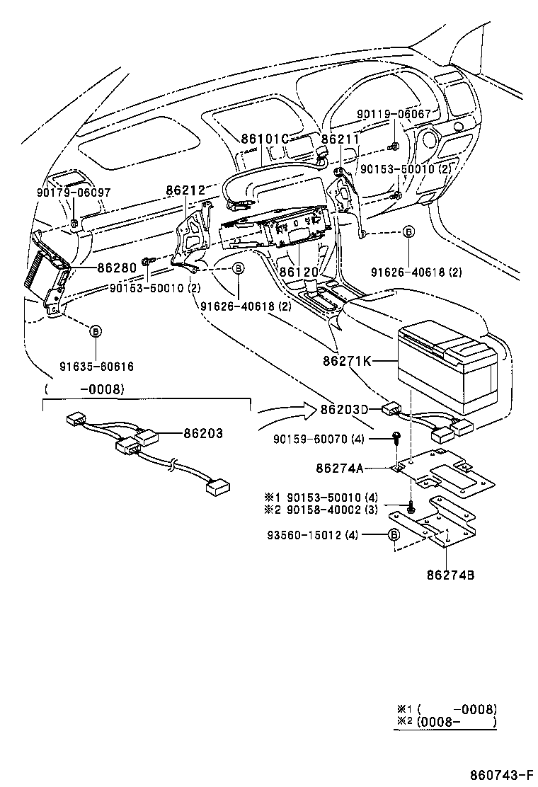 86203-51010 WIRE, RADIO product image