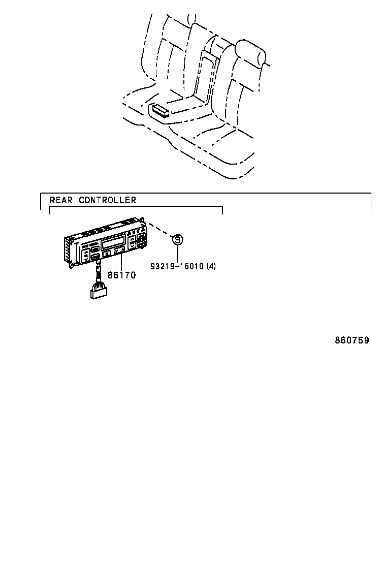 86170-50090 SWITCH AND VOLUME ASSY, RADIO product image