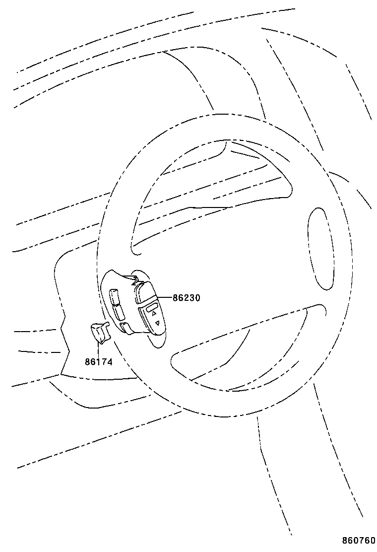 86212-08010 BRACKET, RADIO, NO.2 product image
