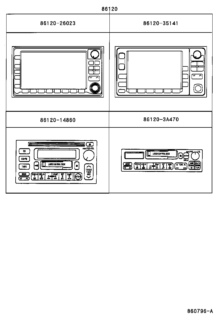 86270-30130 DISC PLAYER ASSY product image