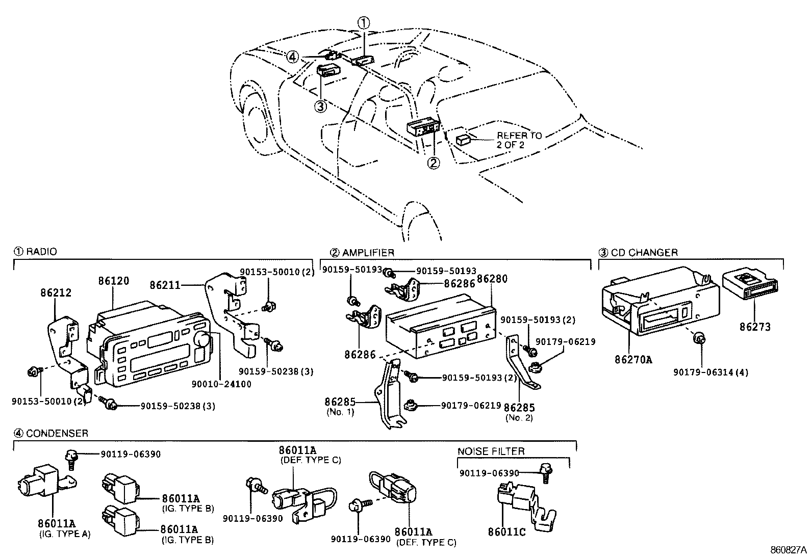 90084-98014 FILTER, NOISE product image