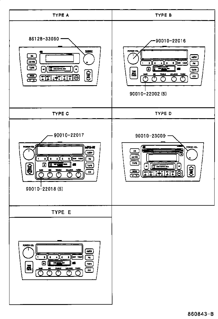 86211-33140 BRACKET, RADIO, NO.1 product image