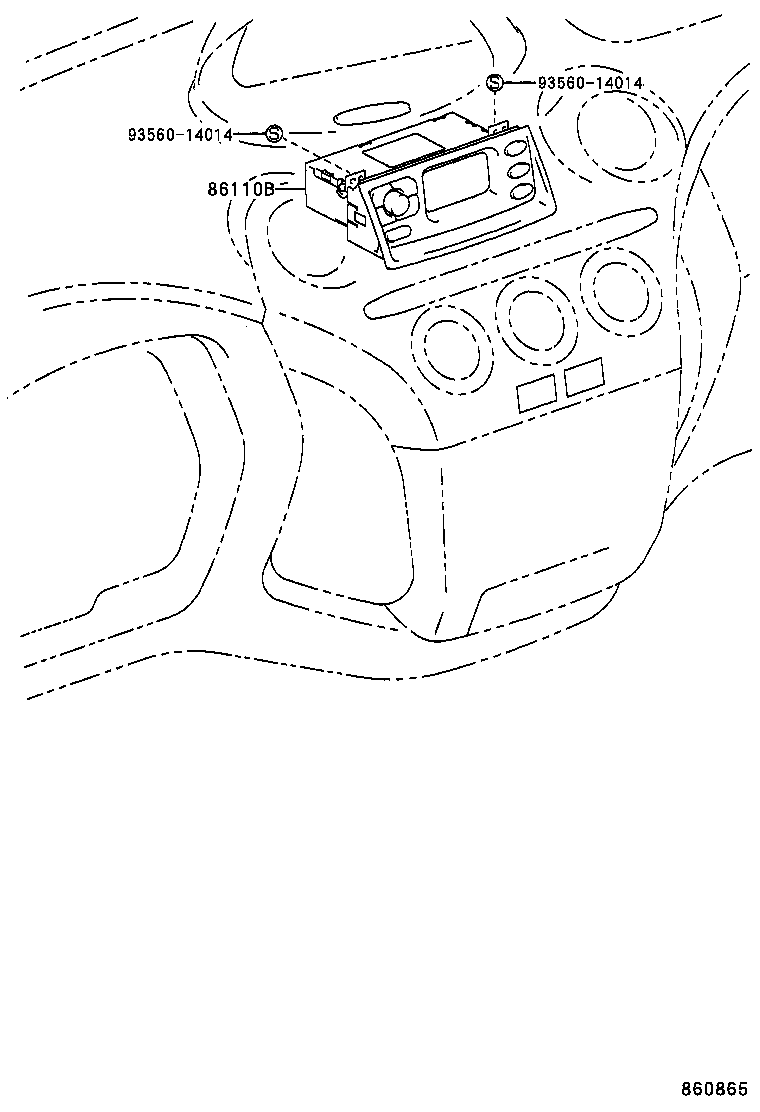 86110-52012-B0 MULTI-DISPLAY ASSY product image
