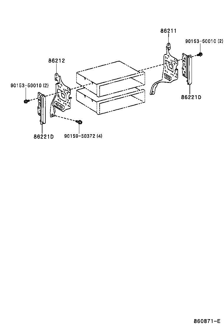 86120-52020 RECEIVER ASSY, RADIO product image