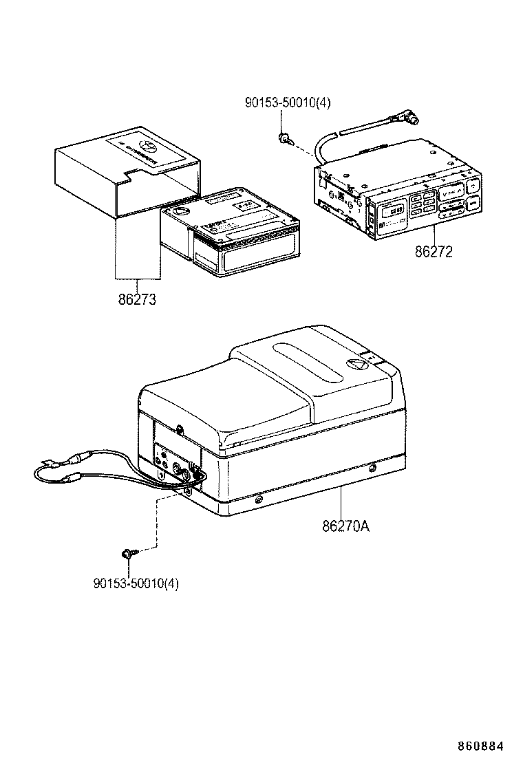 86250-36020 MICROPHONE ASSY, AMPLIFIER product image