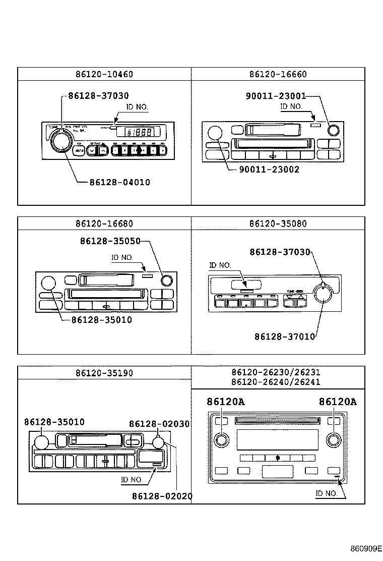 86120-16680 RECEIVER ASSY, RADIO product image