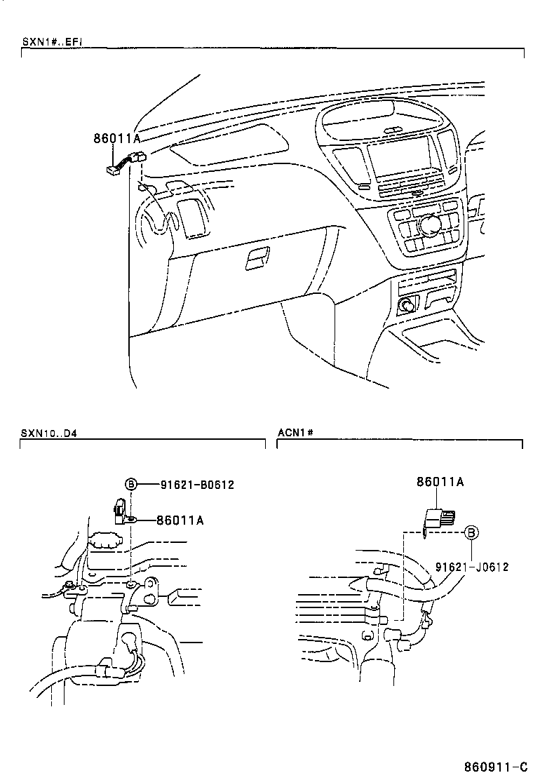 86212-44060 BRACKET, RADIO, NO.2 product image