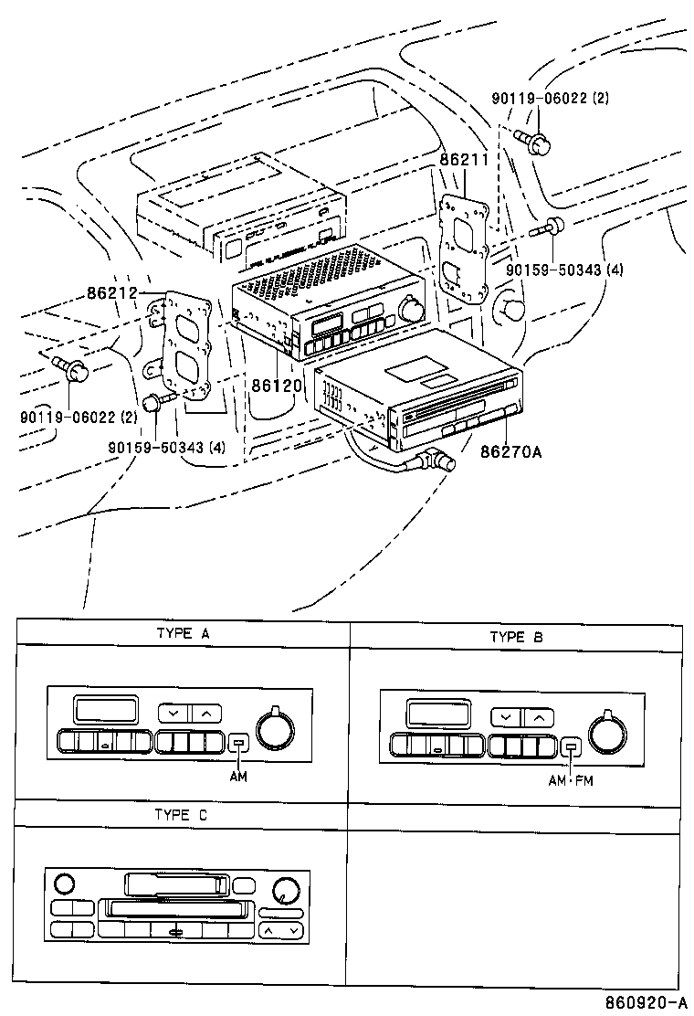 86120-37110 RECEIVER ASSY, RADIO product image