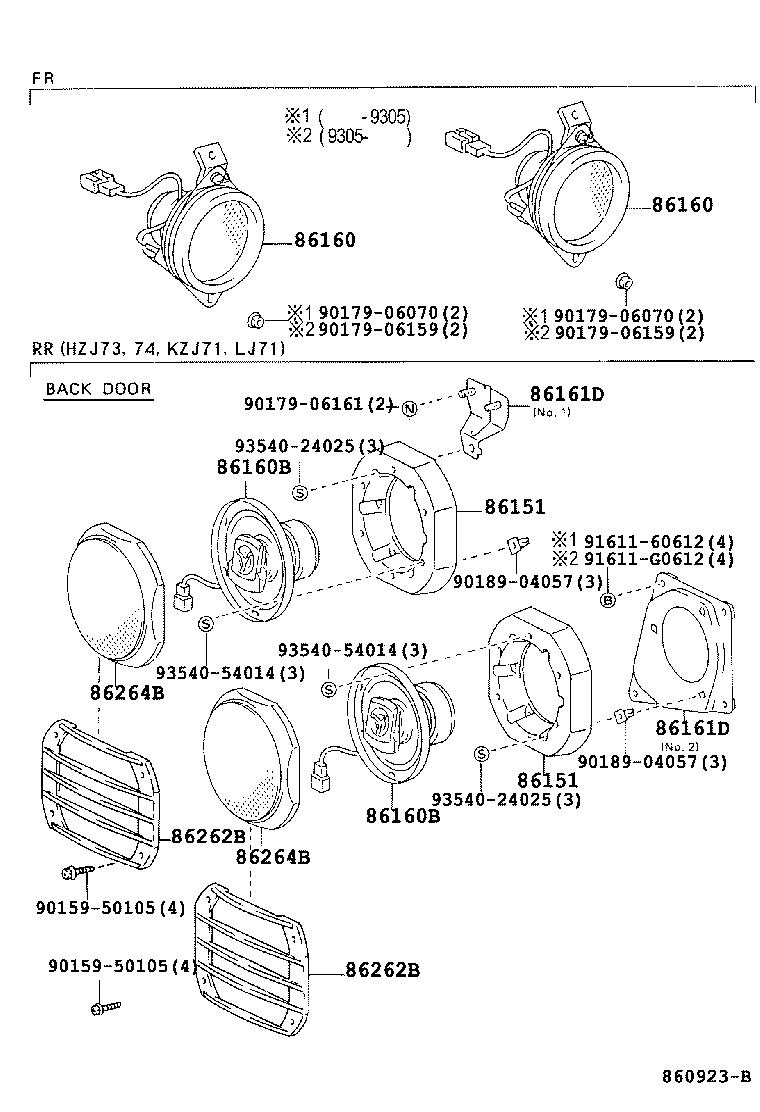 86203-60030 WIRE, STEREO COMPONENT SPEAKER, NO.1 product image