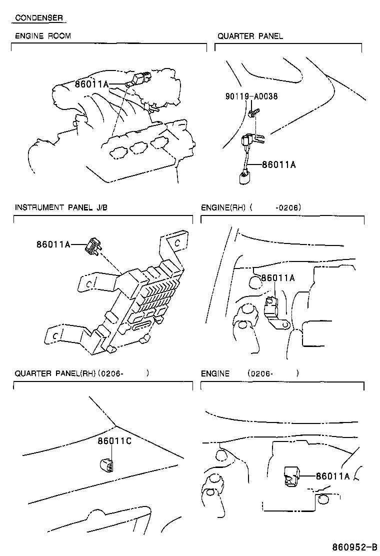 86212-AC030 BRACKET, RADIO, NO.2 product image