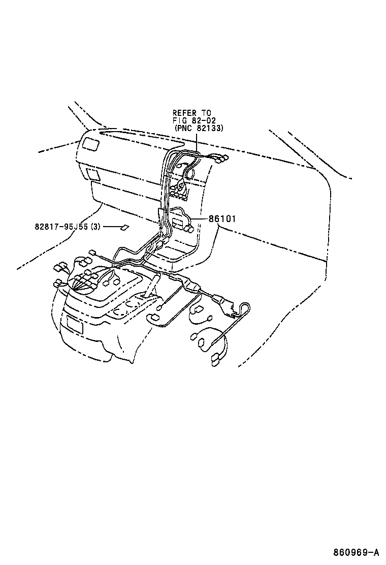 86808-26010 CORD SUB-ASSY, NAVIGATION ANTENNA product image