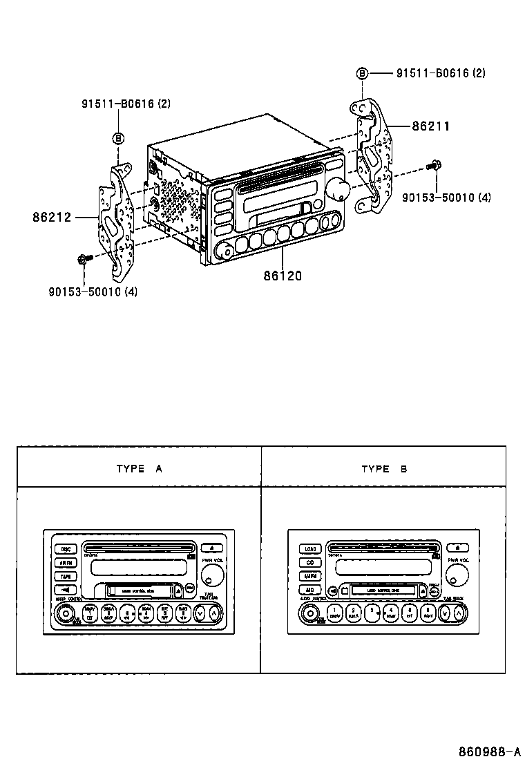 86120-2B670 RECEIVER ASSY, RADIO product image