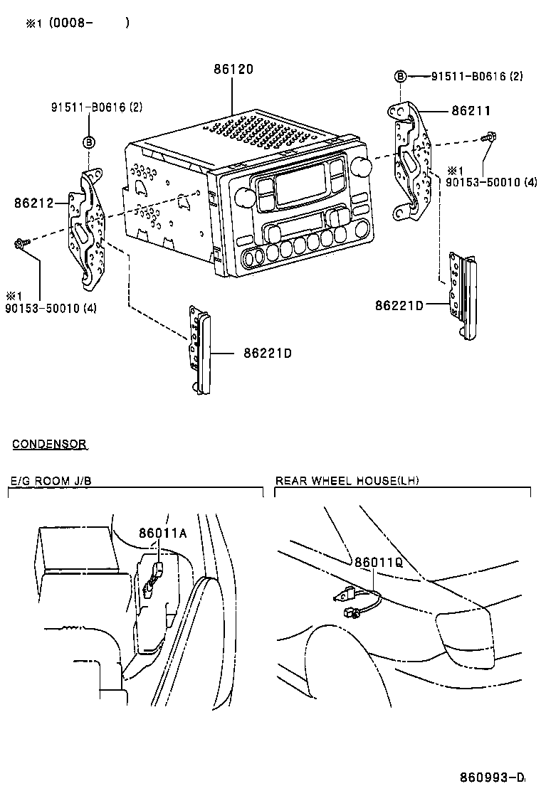 86120-28382 RECEIVER ASSY, RADIO product image
