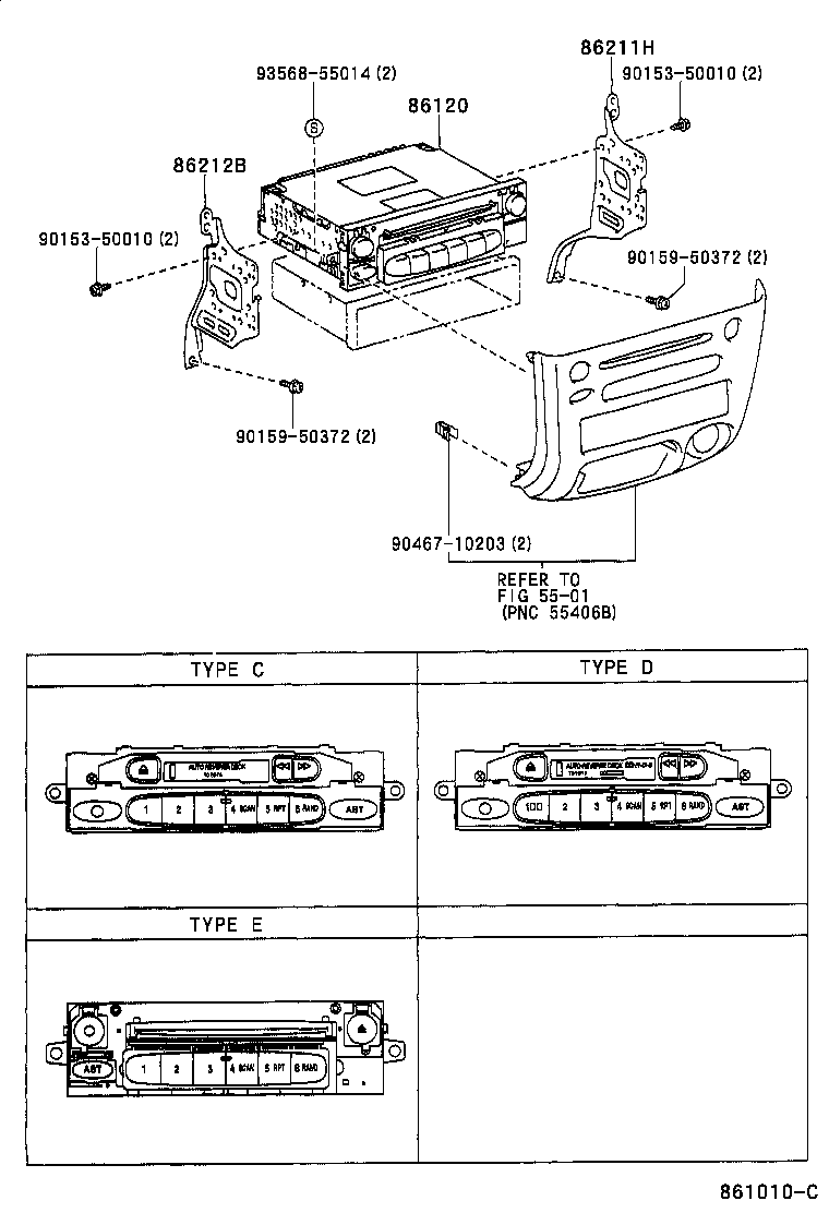 86120-2B620 RECEIVER ASSY, RADIO product image