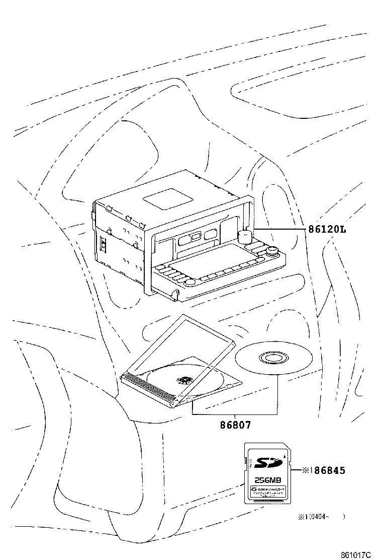 86807-52010 DISC KIT, CD-ROM product image