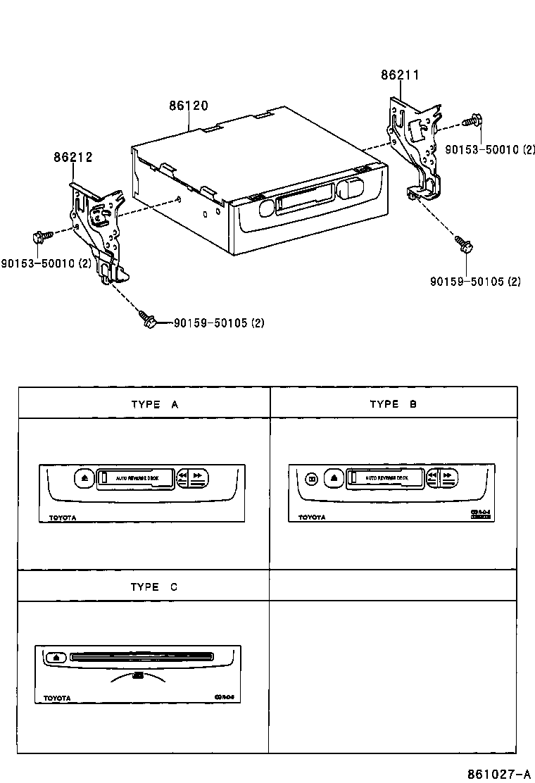 86174-05010 CASE, SWITCH & VOLUME product image