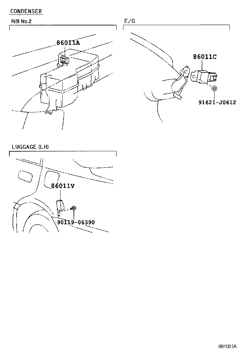 86212-30260 BRACKET, RADIO, NO.2 product image