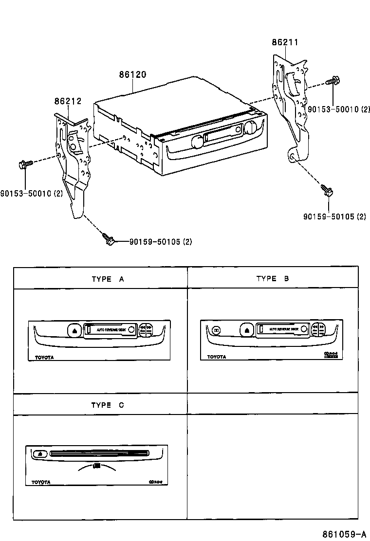 86174-05010 CASE, SWITCH & VOLUME product image