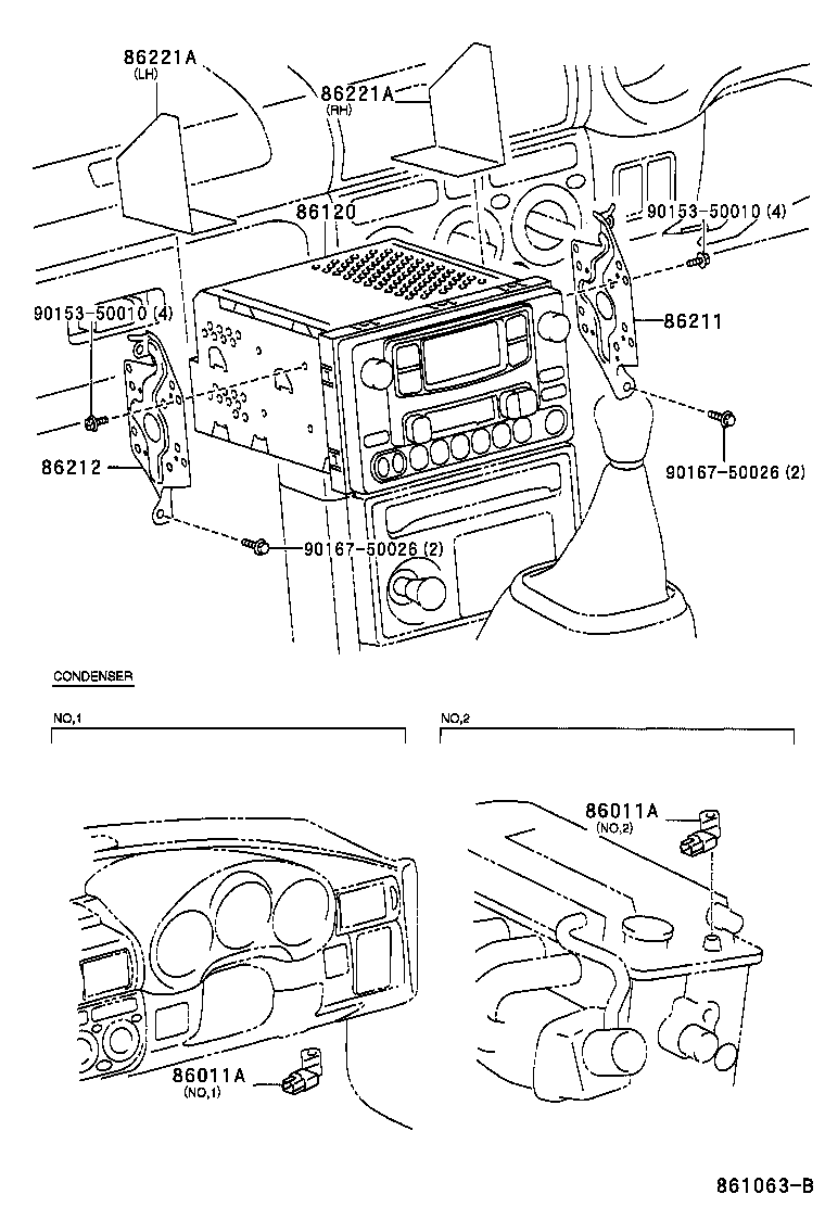 86221-17030 PANEL, RADIO RECEIVER product image