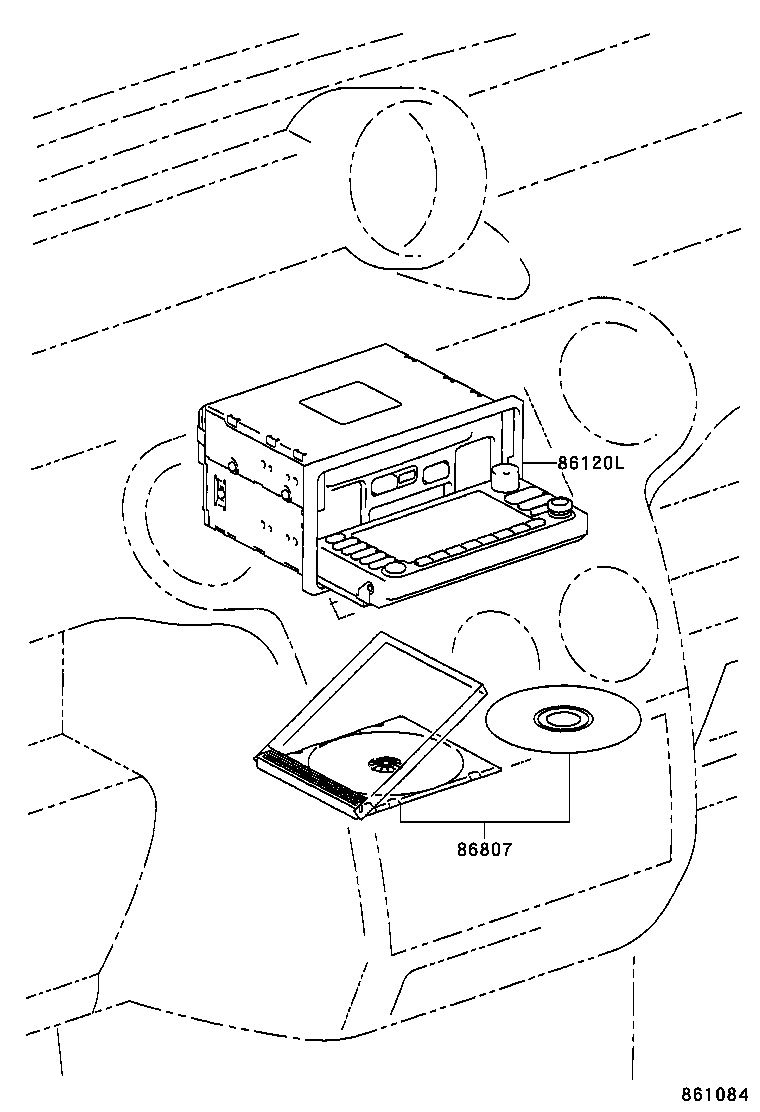 86807-42022 DISC KIT, CD-ROM product image