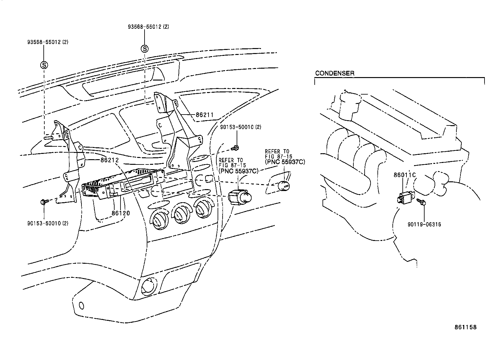 86120-47030 RECEIVER ASSY, RADIO product image