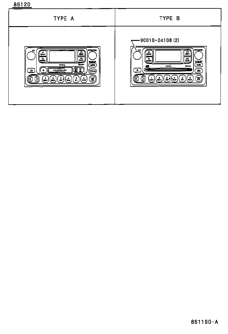 86221-17030 PANEL, RADIO RECEIVER product image