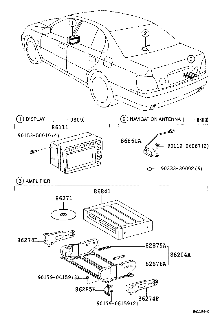 86111-30160 MULTI-DISPLAY product image