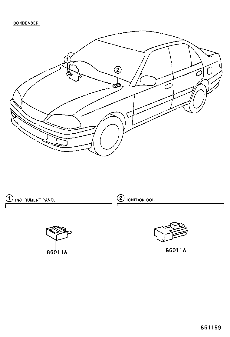 86212-20460 BRACKET, RADIO, NO.2 product image