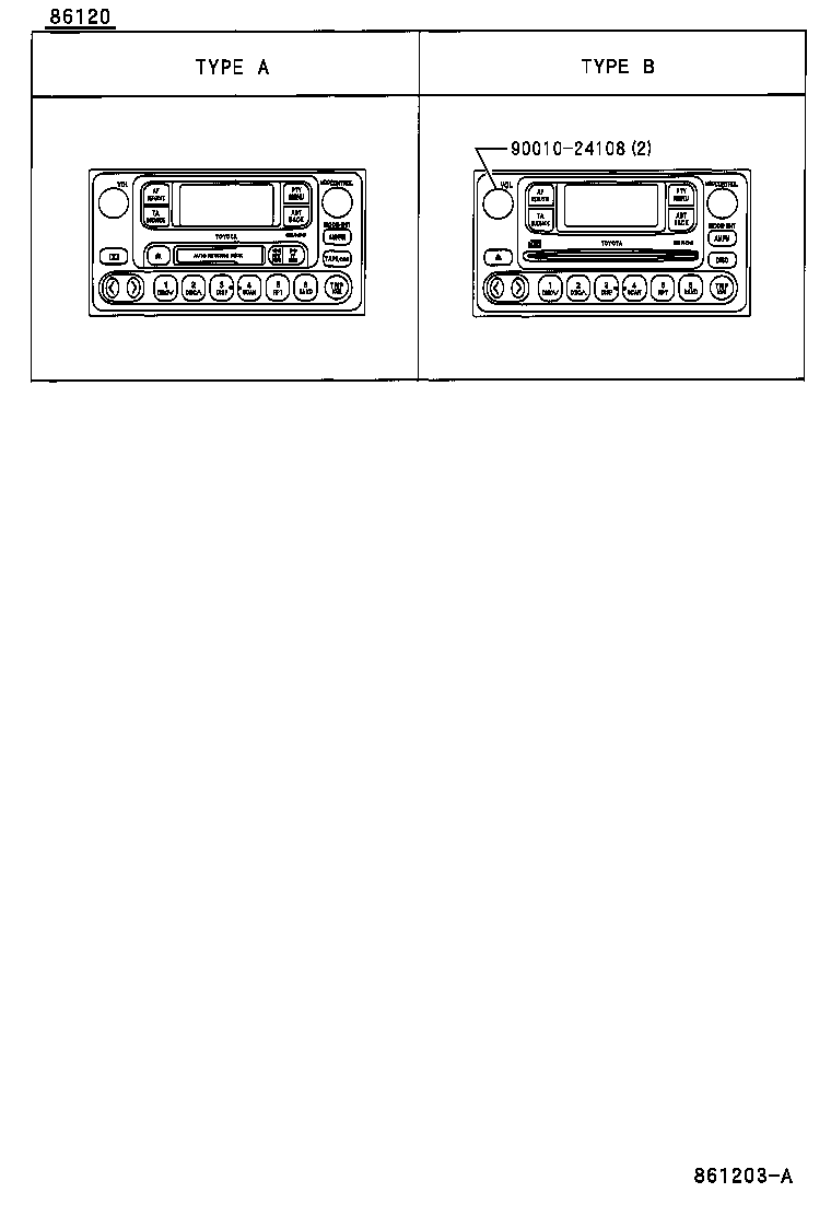 86120-28382 RECEIVER ASSY, RADIO product image