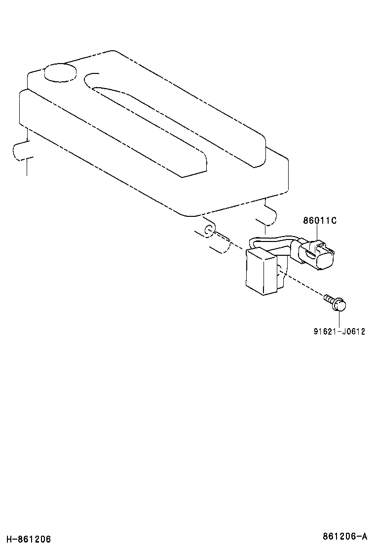86280-0W110 AMPLIFIER ASSY, STEREO COMPONENT product image