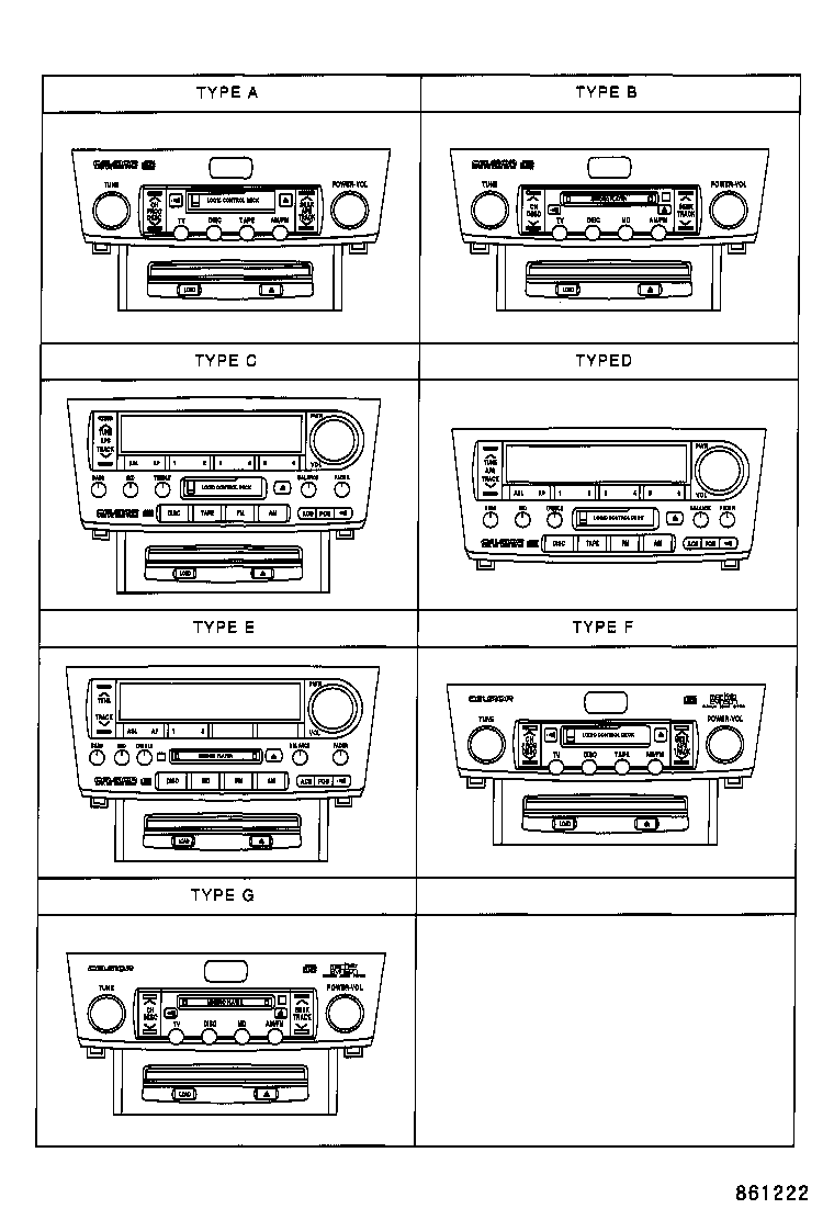 86180-50090 TUNER ASSY, STEREO COMPONENT product image