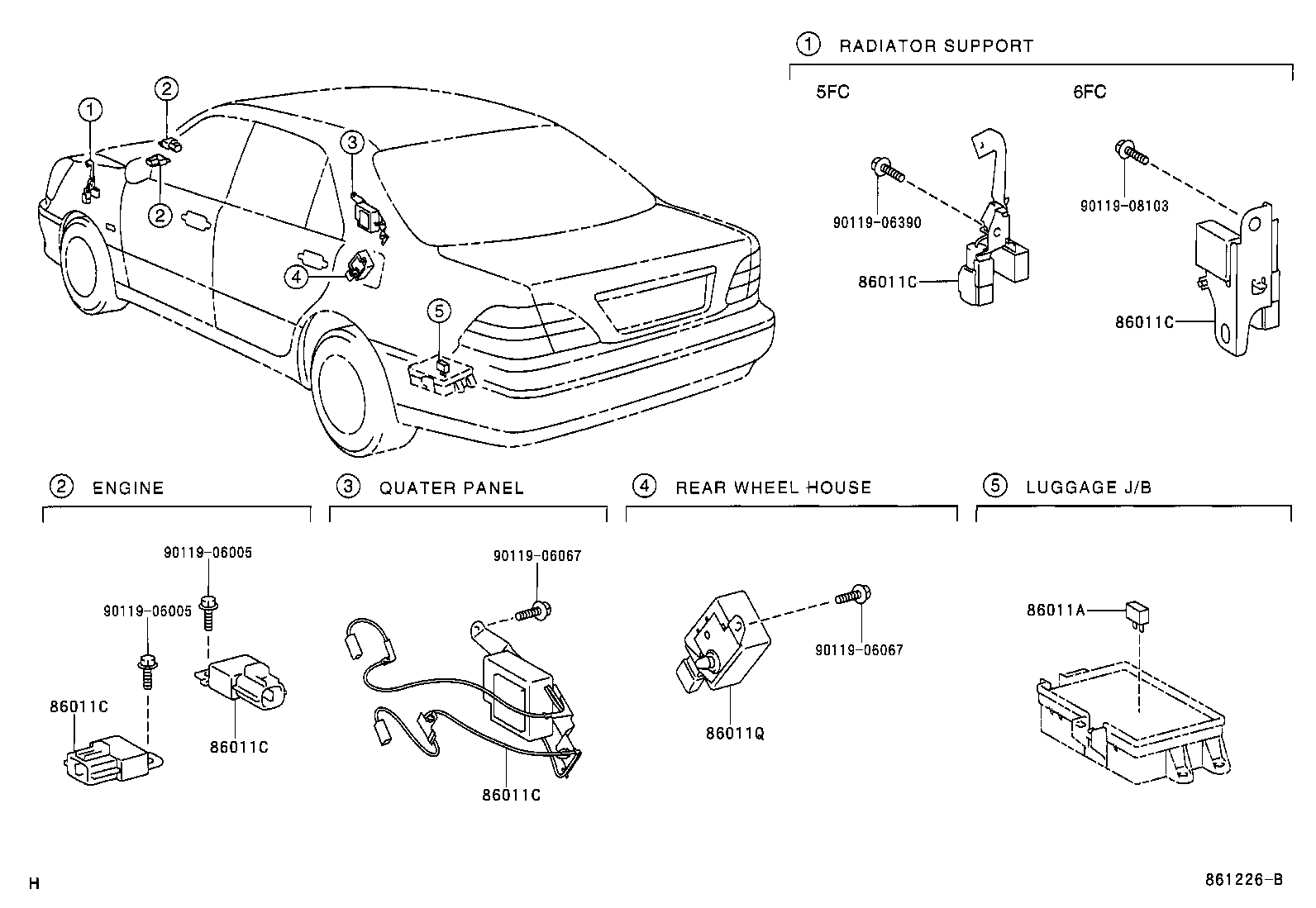 86180-50240 TUNER ASSY, STEREO COMPONENT product image