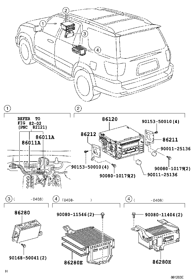 Toyota 86191-34010 TERMINAL, VIDEO(VIDEO ADAPTER)