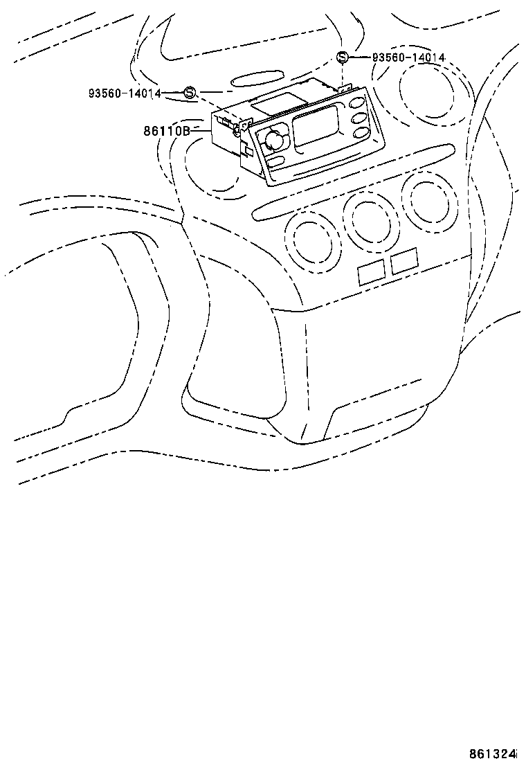 86110-0D040-B0 MULTI-DISPLAY ASSY product image