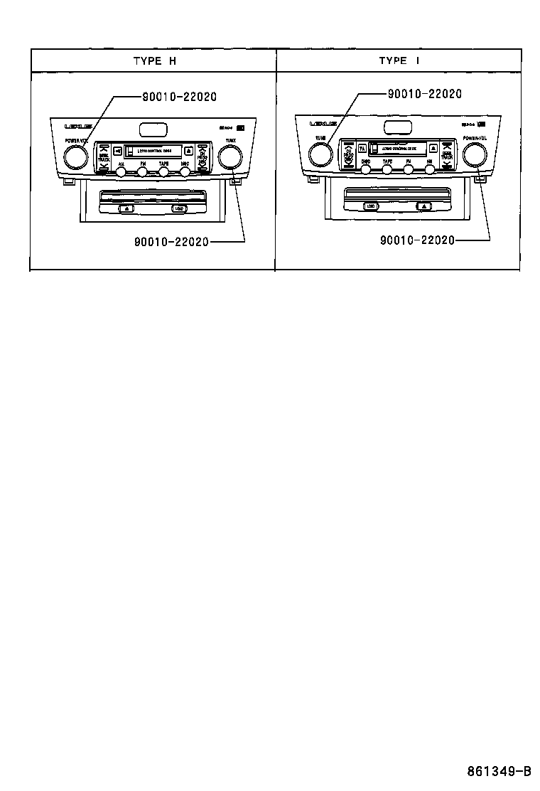 86180-50240 TUNER ASSY, STEREO COMPONENT product image