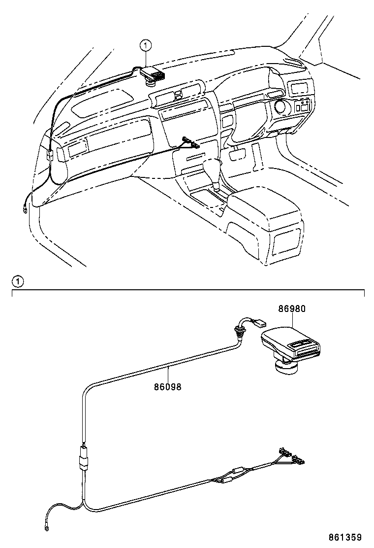 86980-30020 COMPUTER ASSY, TOLL COLLECTION product image