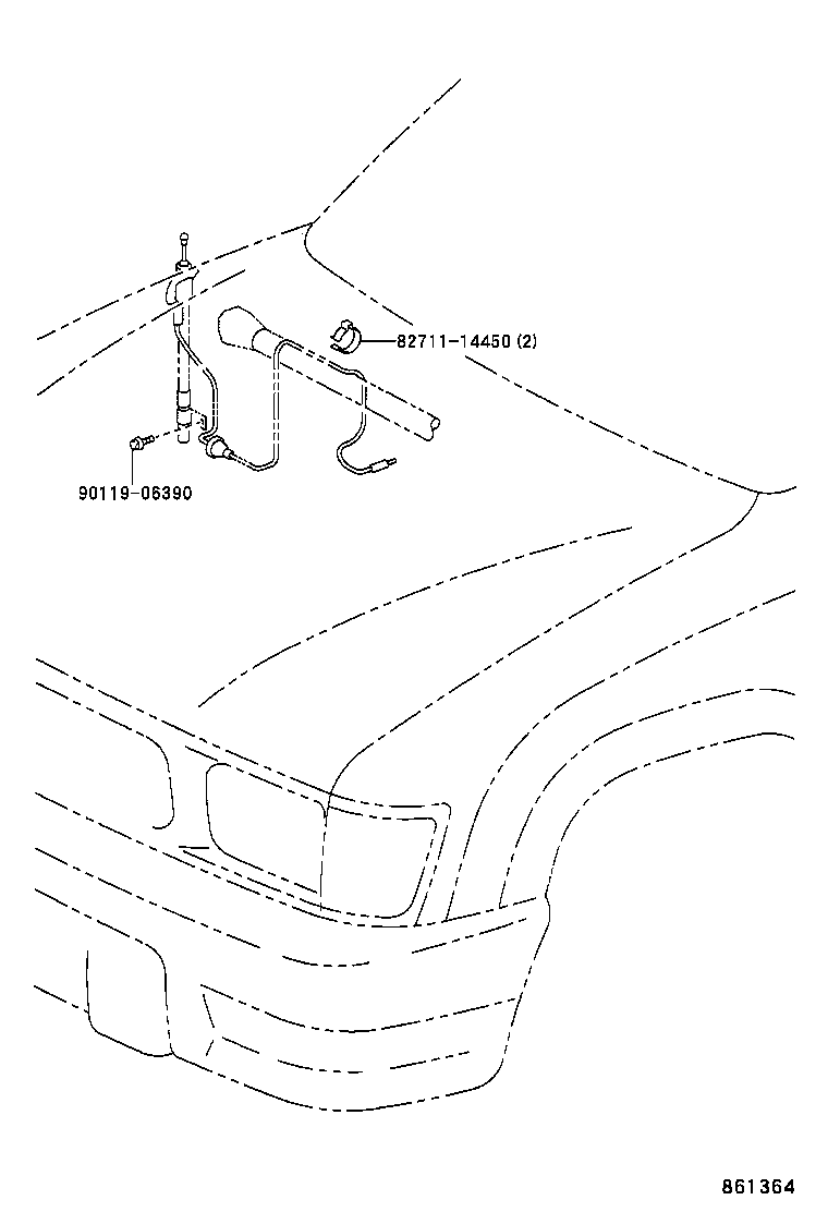 86337-89125 ROD & PIPE, SEALED W/CABLE product image