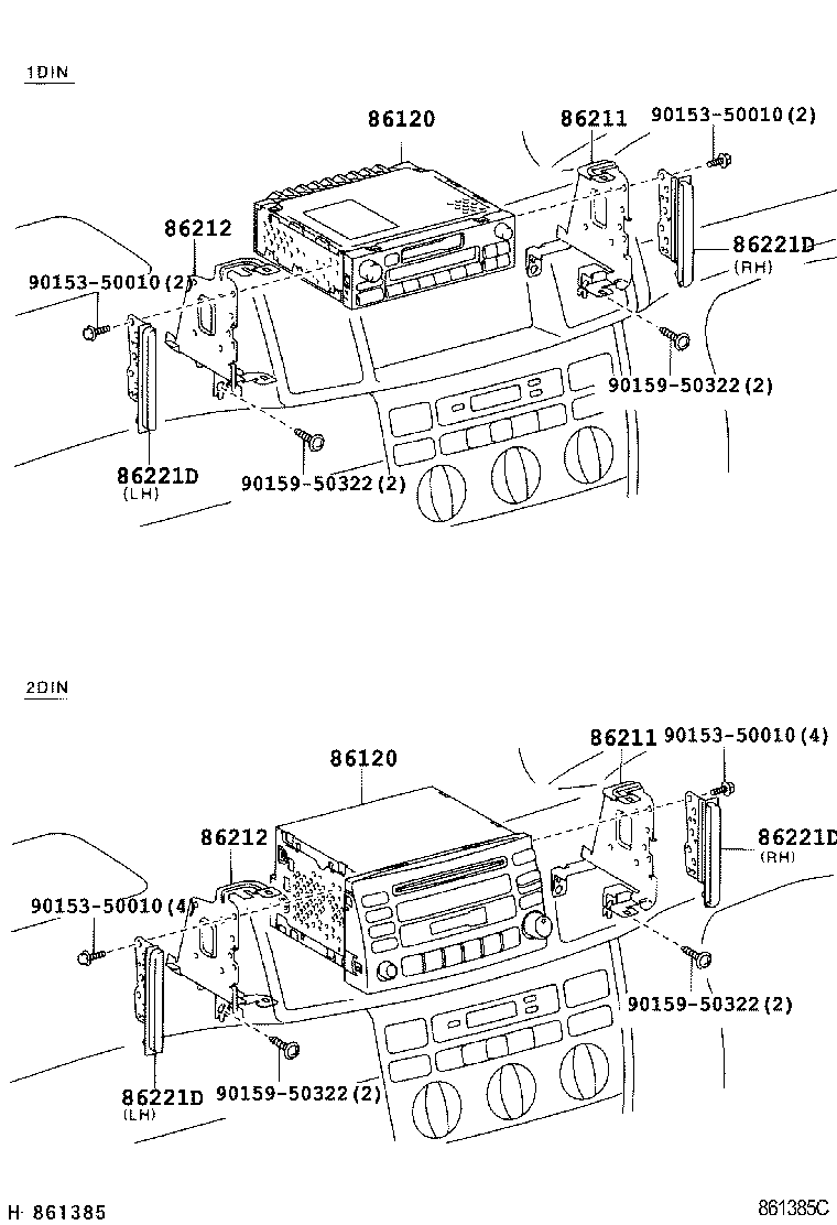 86120-2B570 RECEIVER ASSY, RADIO product image