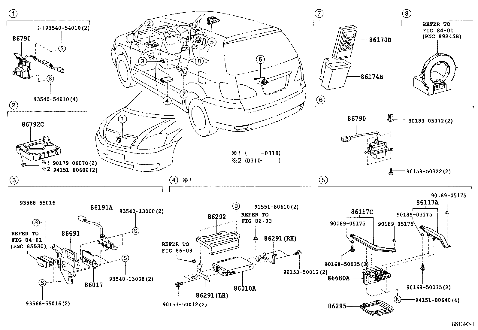 86291-44010 BRACKET, TELEVISION product image