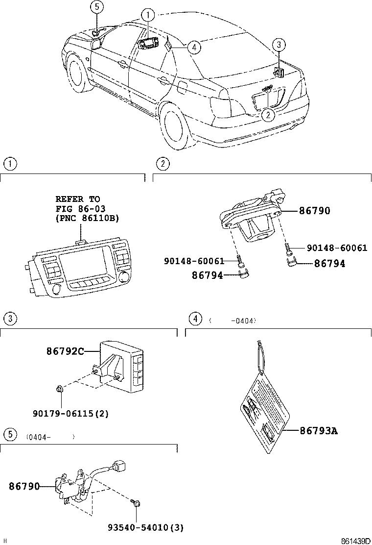 86792-51022 COMPUTER, PARKING ASSIST product image