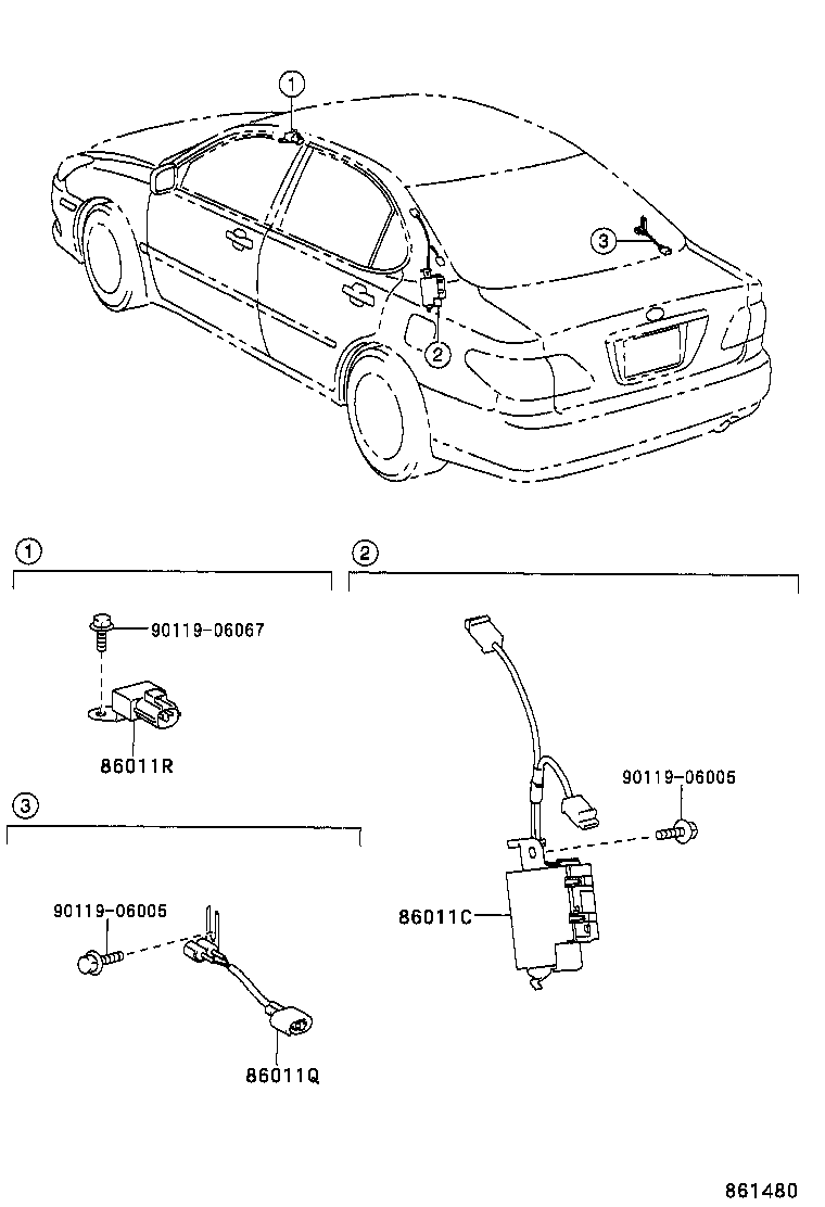 86230-33010 CONTROLLER ASSY, STEREO COMPONENT product image