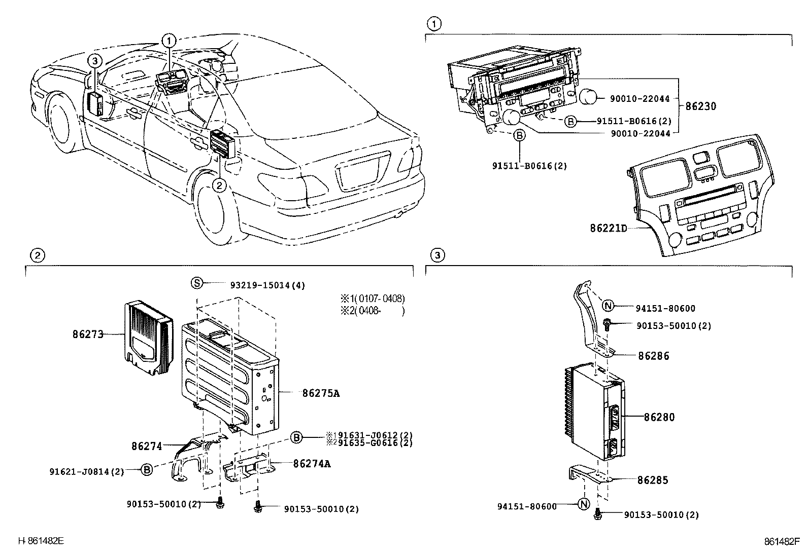 86230-33010 CONTROLLER ASSY, STEREO COMPONENT product image