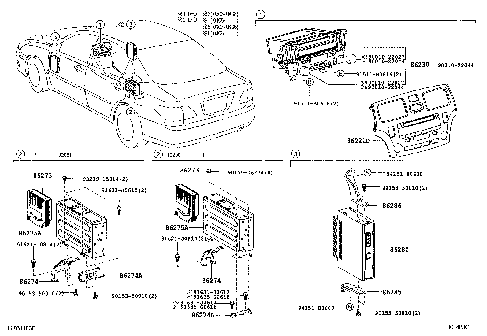 86280-33120 AMPLIFIER ASSY, STEREO COMPONENT product image