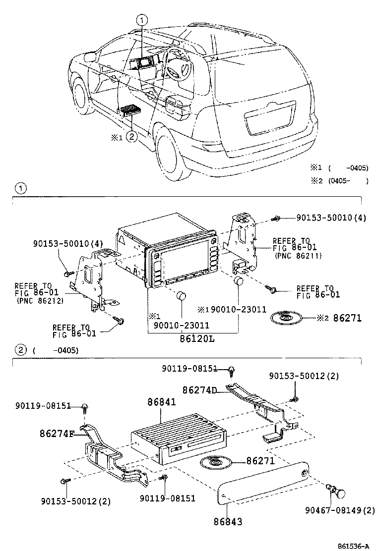 86271-24120 DISC, DISC PLAYER product image