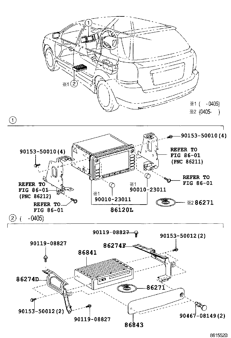 86271-53031 DISC, DISC PLAYER product image