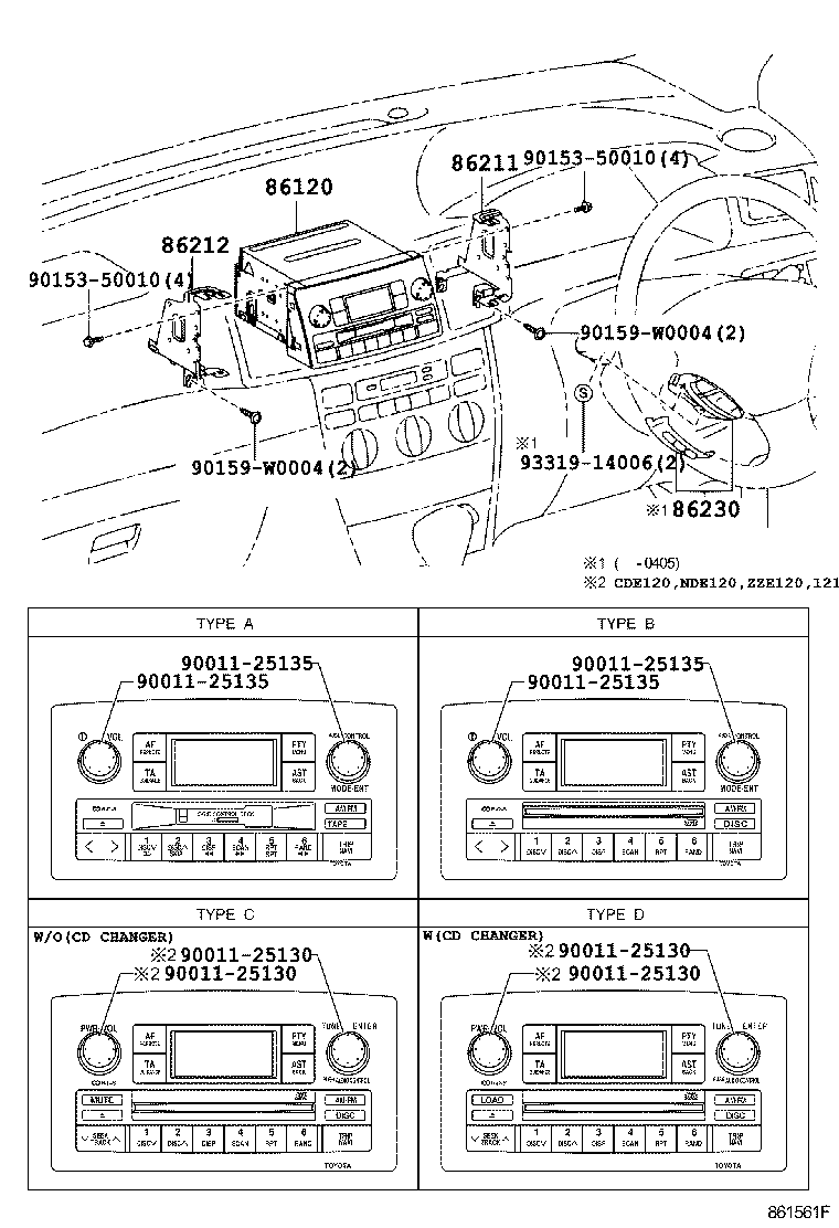 86212-02100 BRACKET, RADIO, NO.2 product image