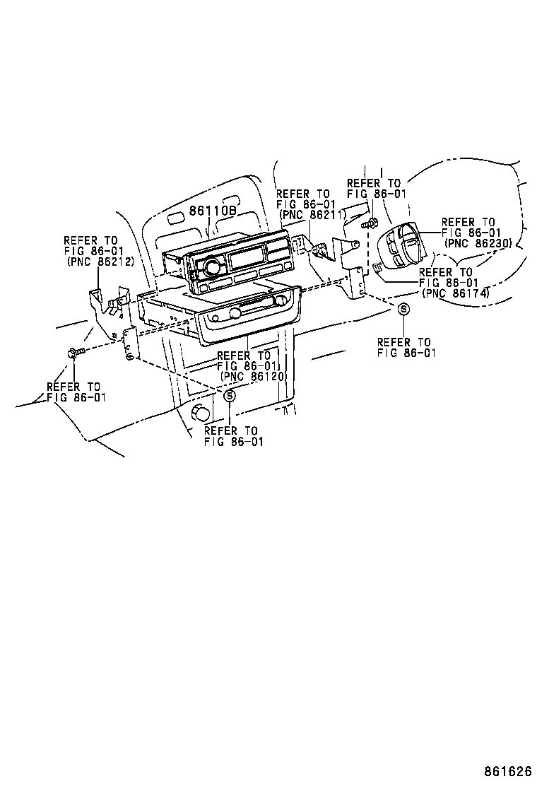 86110-05010 MULTI-DISPLAY ASSY product image