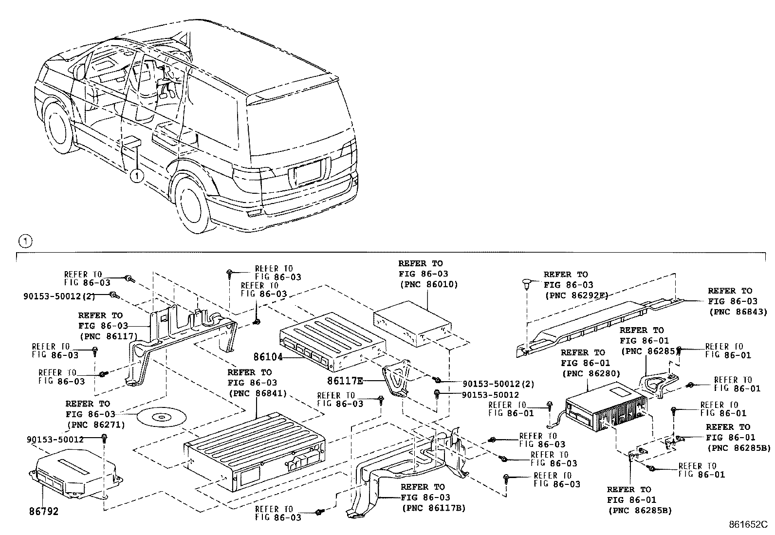86792-58090 COMPUTER, PARKING ASSIST product image