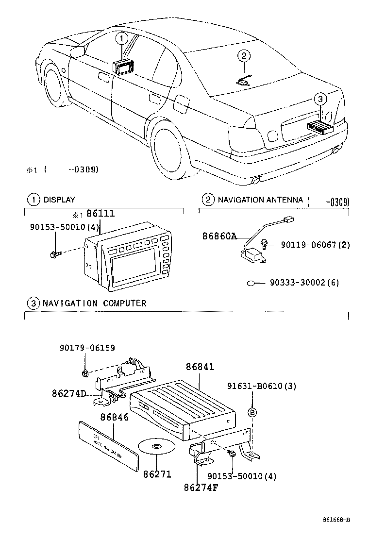 86111-30160 MULTI-DISPLAY product image
